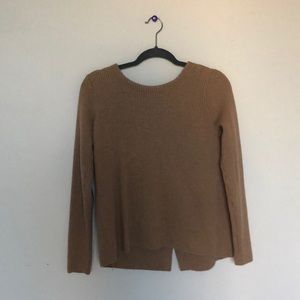 Camel Wool Blend Sweater